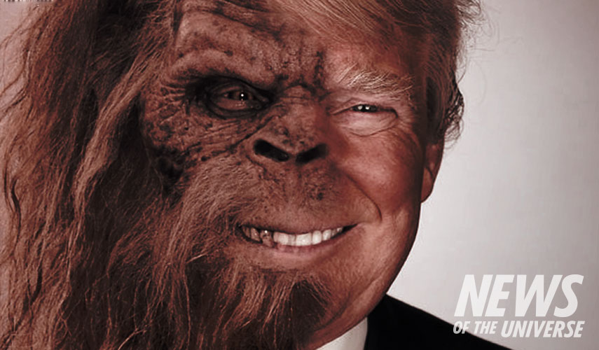 Trump descend du Bigfoot