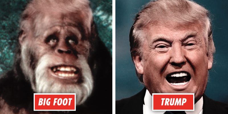 Bigfoot et Trump